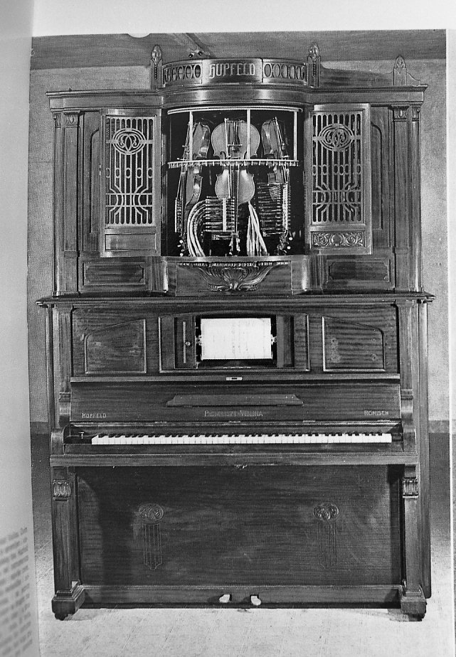 pianola - produzione tedesca (sec. XX)