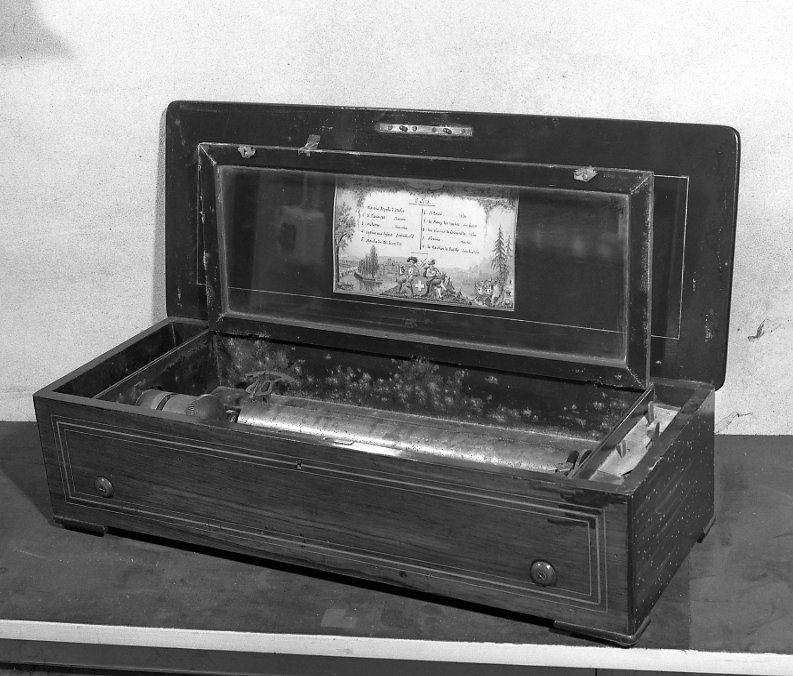 scatola musicale - produzione svizzera (fine sec. XIX)