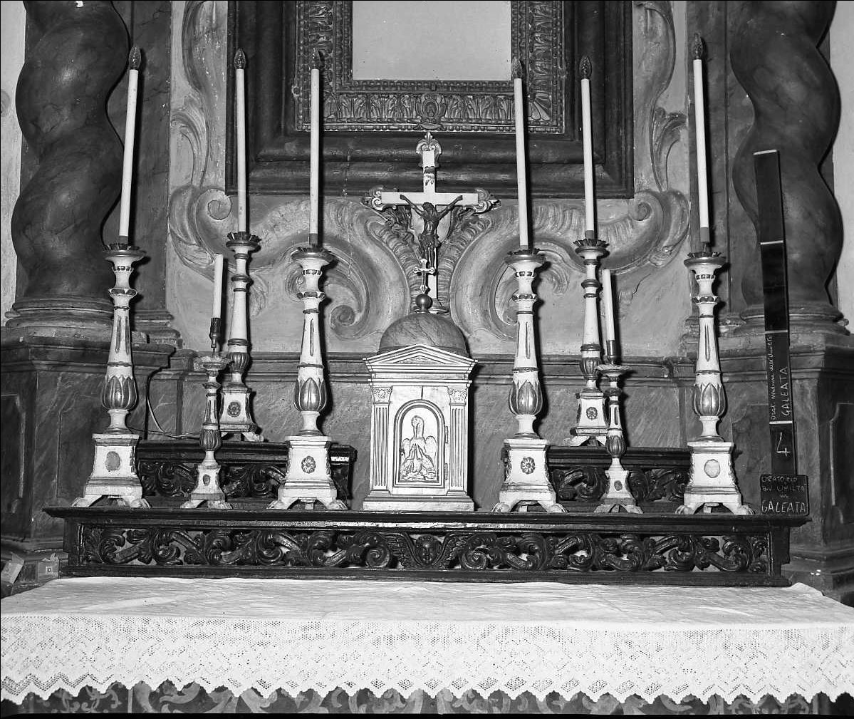 candeliere, serie - bottega romagnola (sec. XIX)