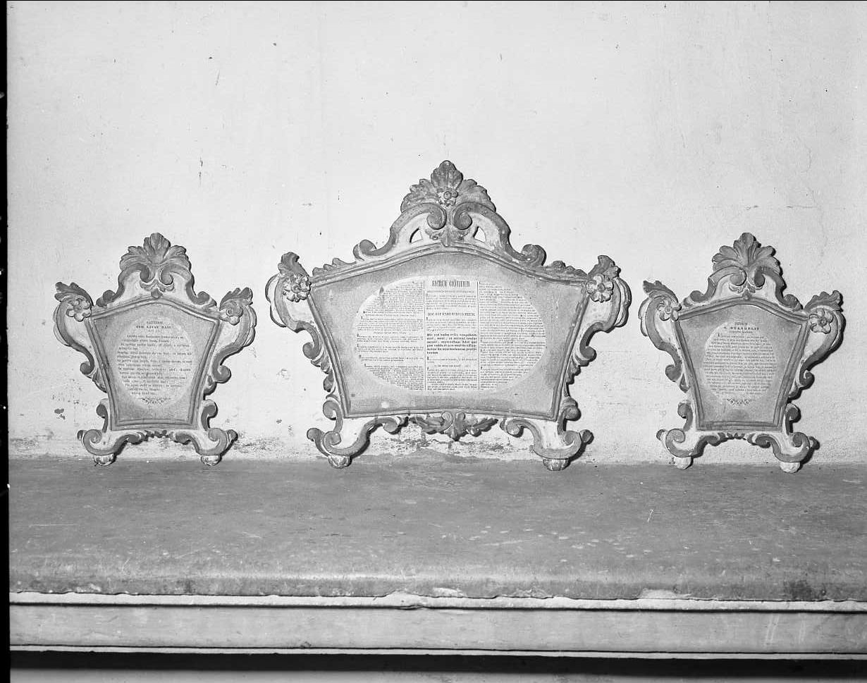 servizio di cartagloria, insieme - bottega romagnola (sec. XVIII)