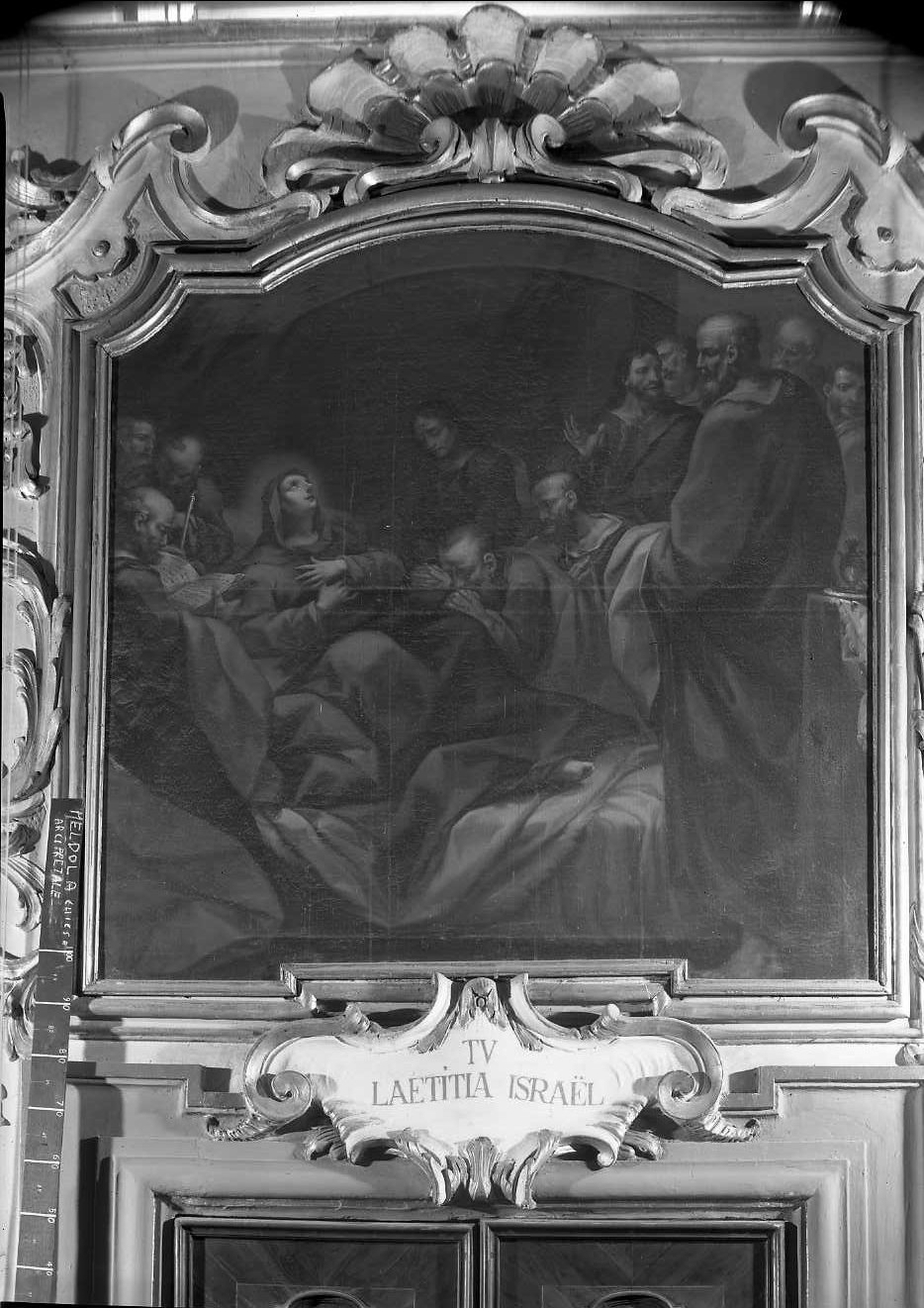 transito della Madonna (dipinto) di Marchetti Giuseppe (sec. XVIII)