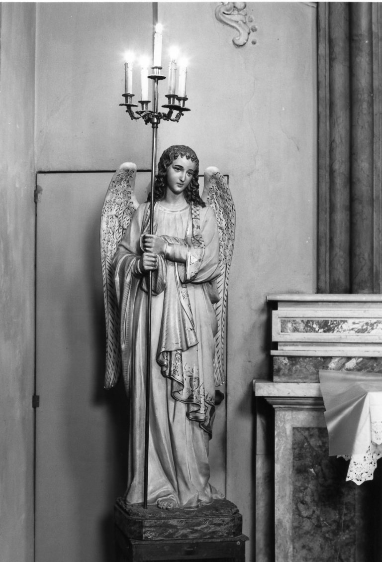 candelabro - a statua - produzione romagnola (primo quarto sec. XX)