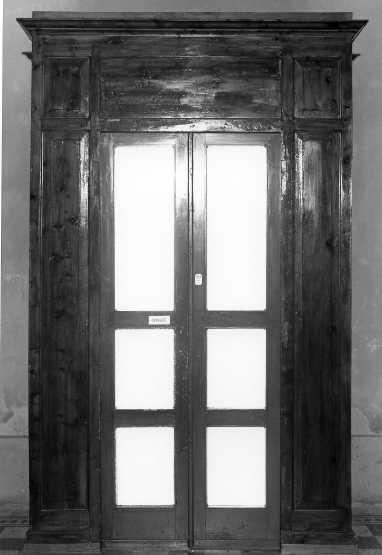 bussola d'ingresso - produzione romagnola (seconda metà sec. XVIII)