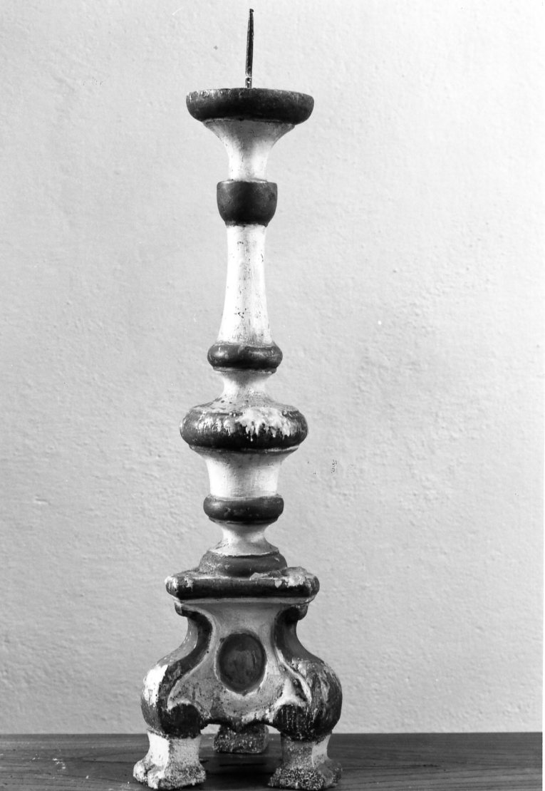 candeliere d'altare - manifattura romagnola (prima metà sec. XVIII)