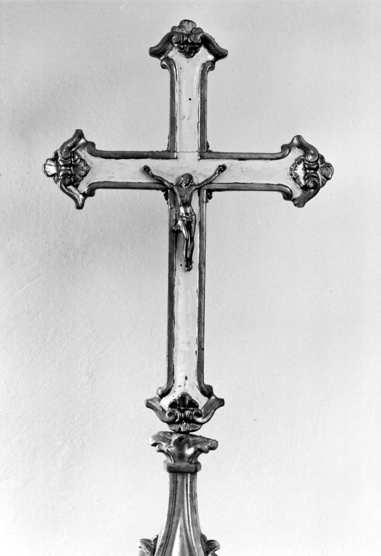 croce d'altare, frammento - manifattura romagnola (prima metà sec. XIX)