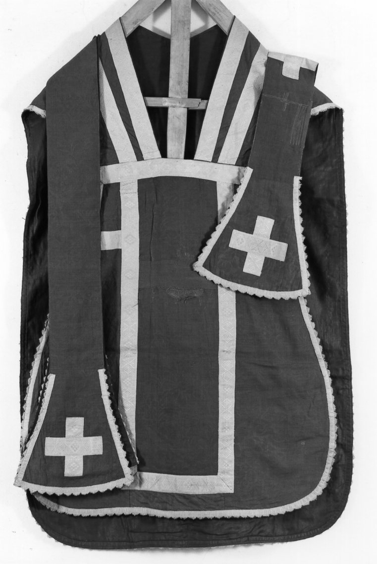 paramento liturgico, insieme - manifattura italiana (seconda metà sec. XIX)