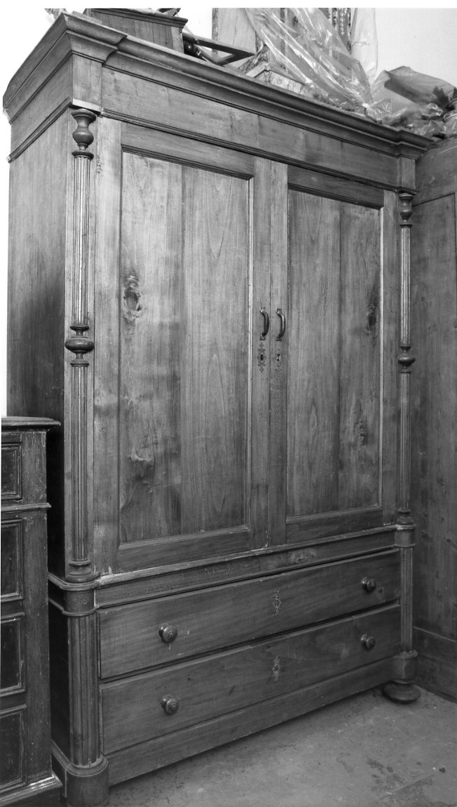 armadio - produzione romagnola (seconda metà sec. XIX)