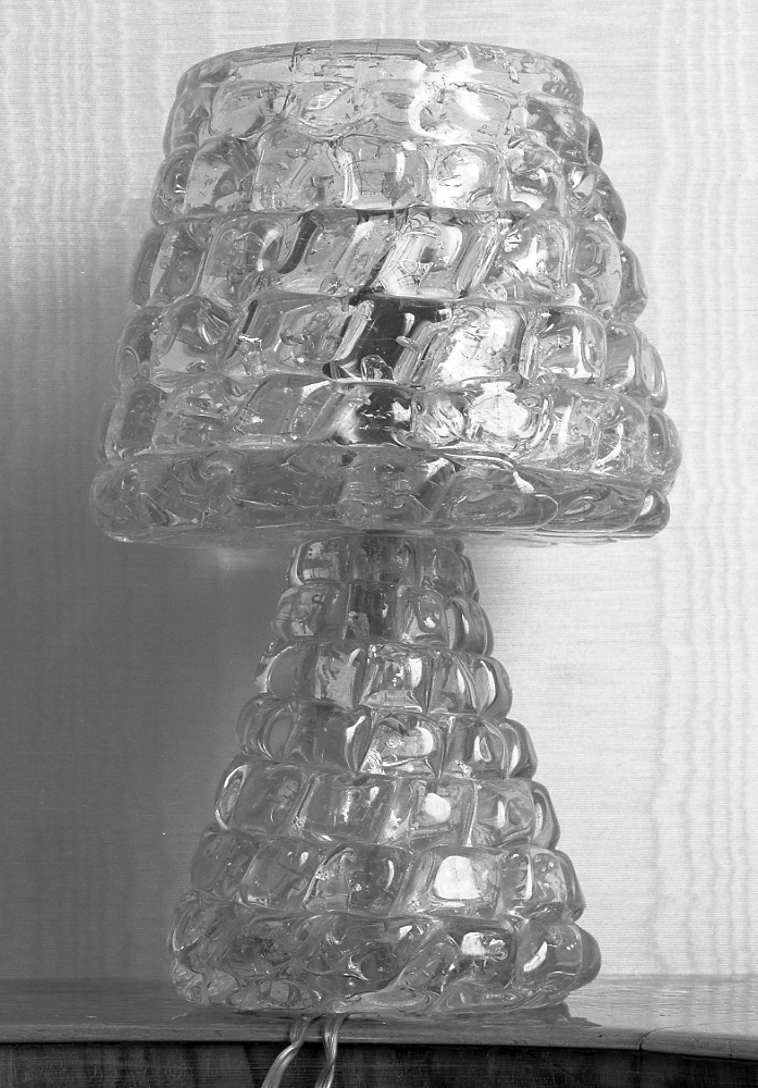 lampada da tavolo - produzione muranese (sec. XX)