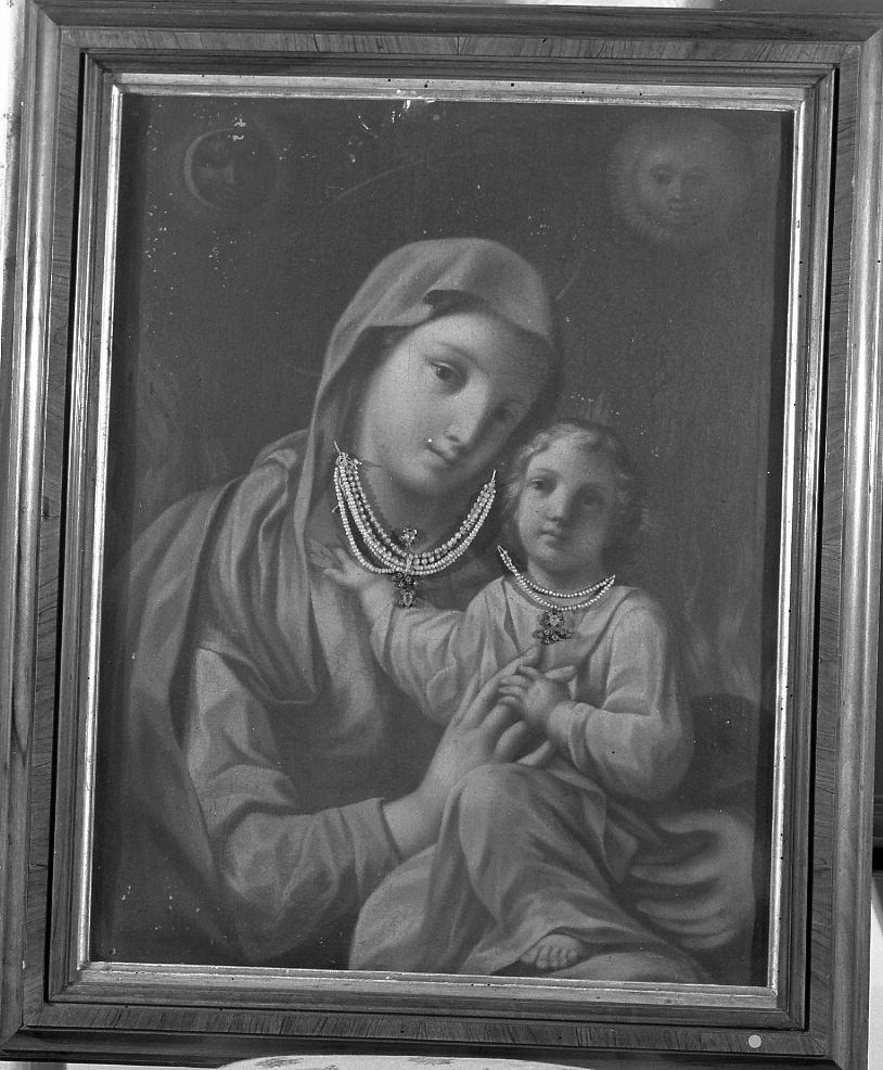 Madonna del Fuoco, Madonna con Bambino (dipinto) - ambito Italia settentrionale (sec. XVIII)
