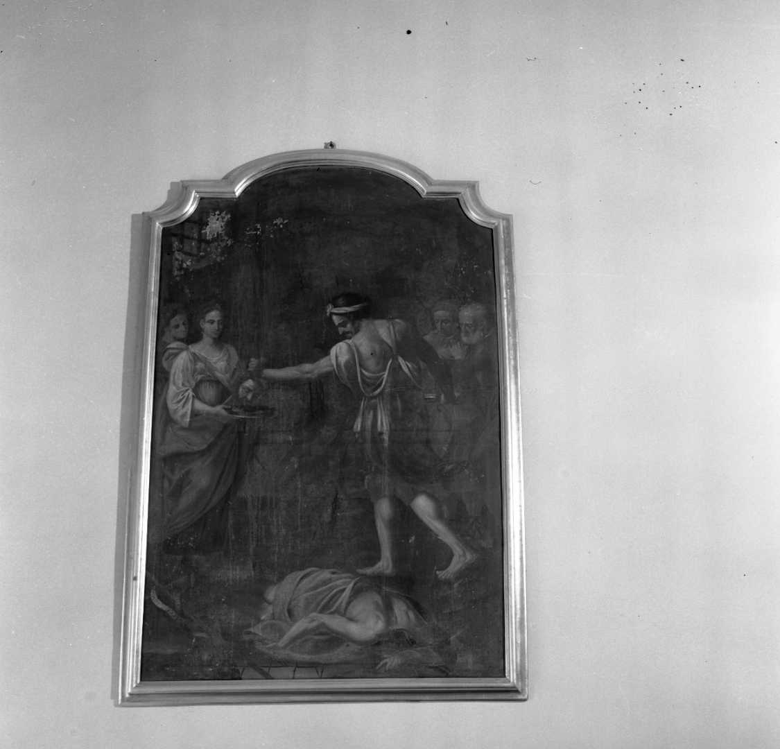 decapitazione di San Giovanni Battista (dipinto) - ambito italiano (sec. XVIII)