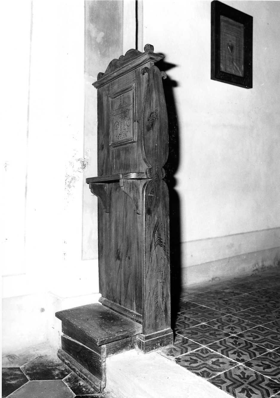 confessionale, serie - bottega tosco-romagnola (secc. XIX/ XX)