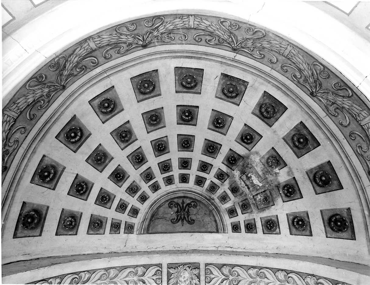 motivi decorativi a cassettoni (decorazione pittorica) - ambito tosco-romagnolo (secc. XIX/ XX)