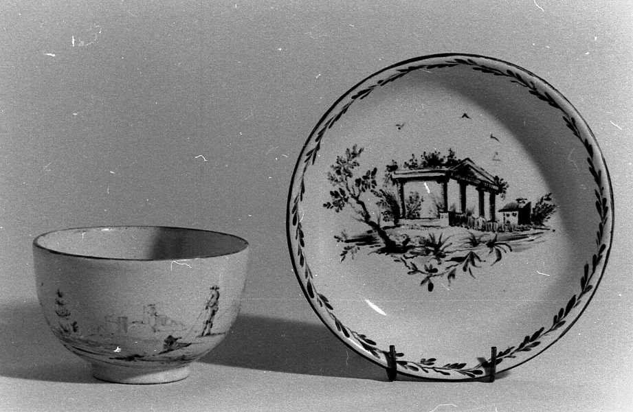 paesaggio (tazza) - manifattura Ferniani (seconda metà sec. XVIII)