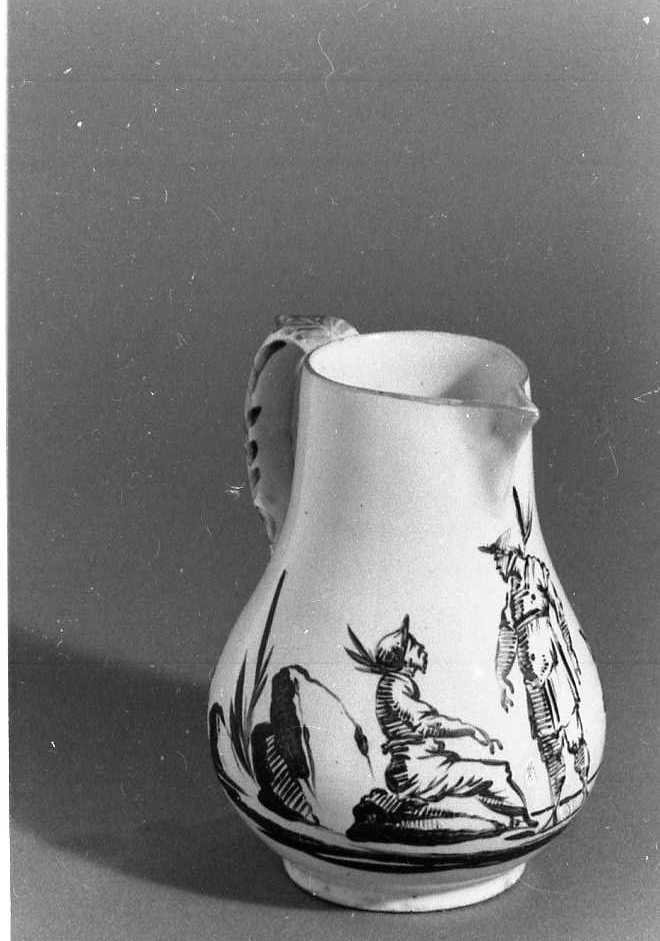 figure maschili (cioccolatiera) di Comerio Filippo - manifattura Ferniani (sec. XVIII)