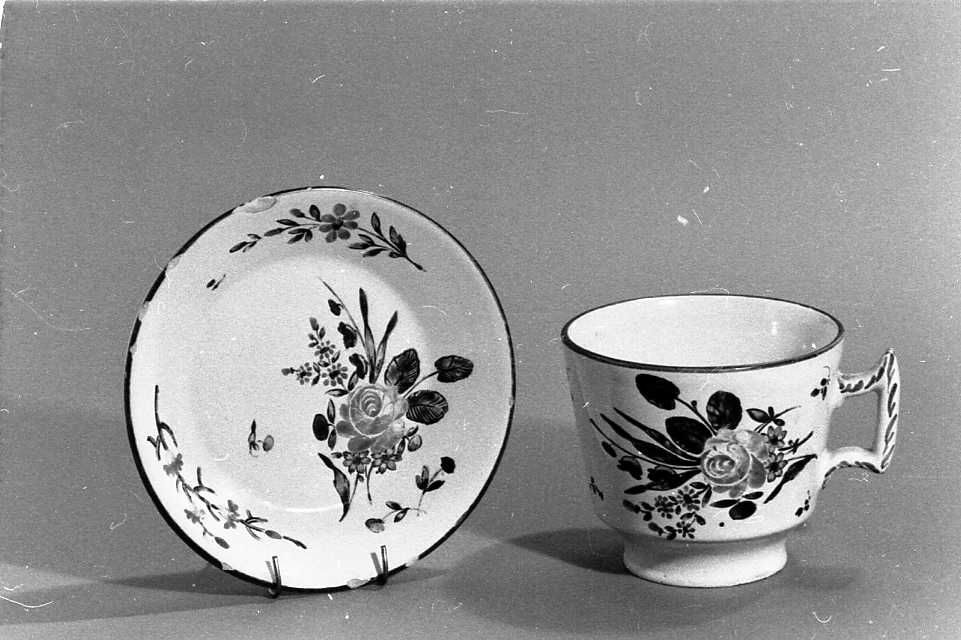 fiori (servizio da colazione, insieme) - manifattura Ferniani (fine sec. XVIII)