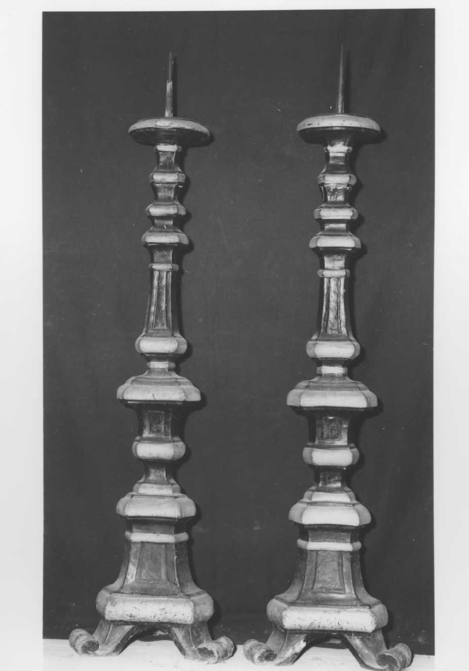 candeliere, serie - bottega romagnola (sec. XVII)