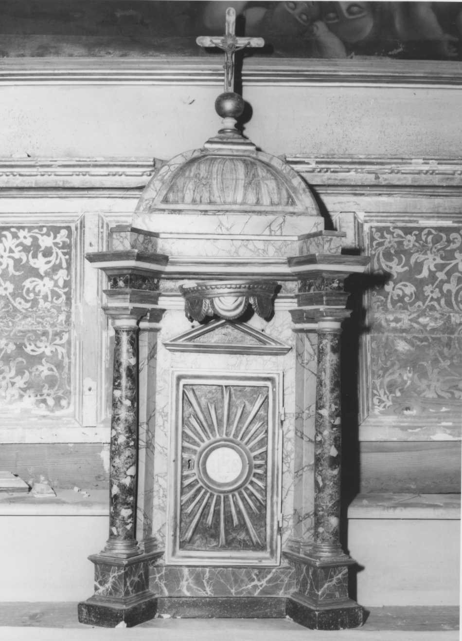 tabernacolo - a tempietto - bottega romagnola (inizio sec. XIX)