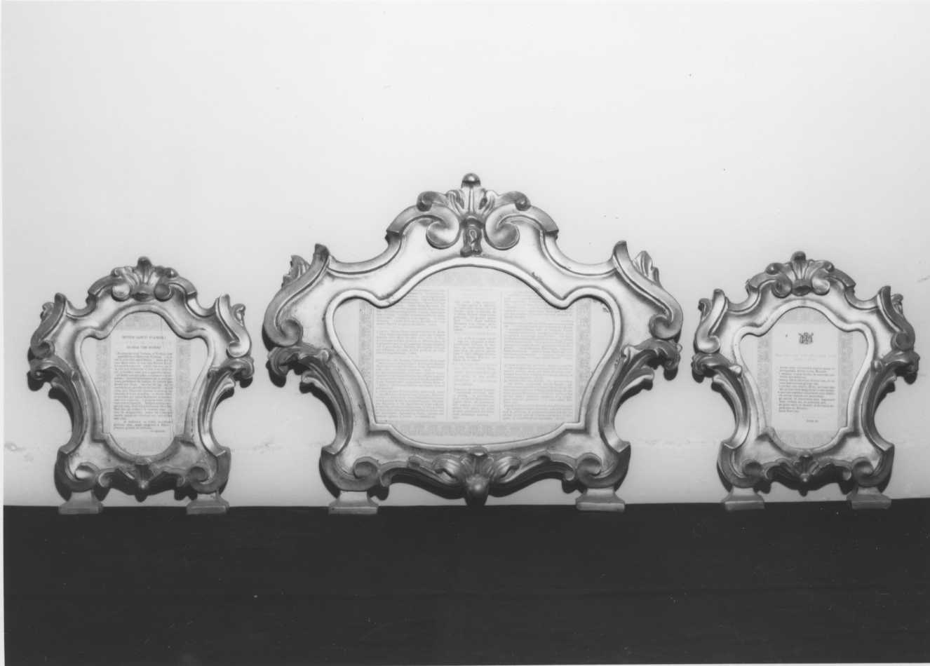 servizio di cartagloria, insieme - bottega romagnola (fine/inizio secc. XVIII/ XIX)