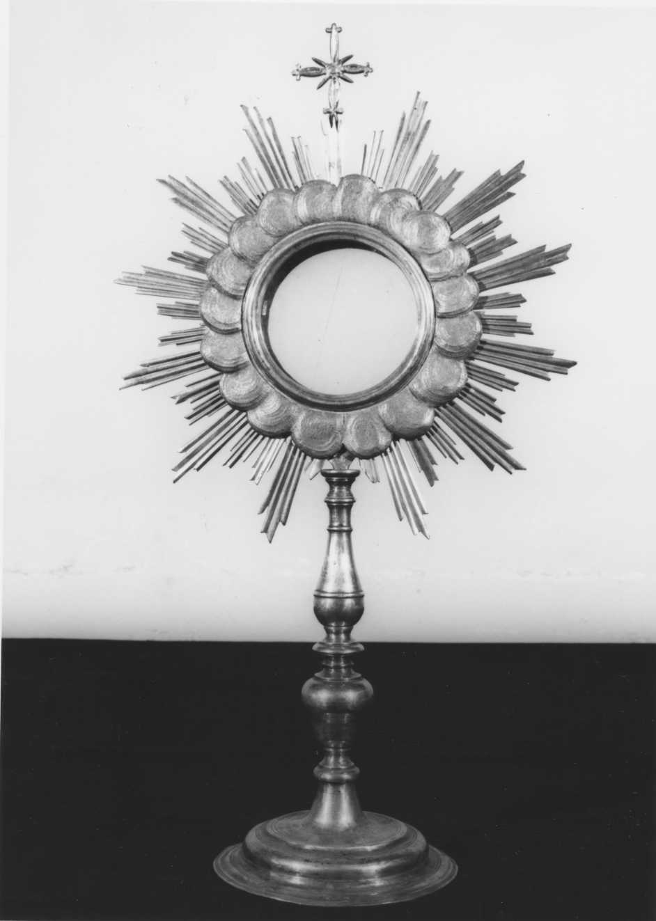 ostensorio - a raggiera - bottega romagnola (sec. XVII)