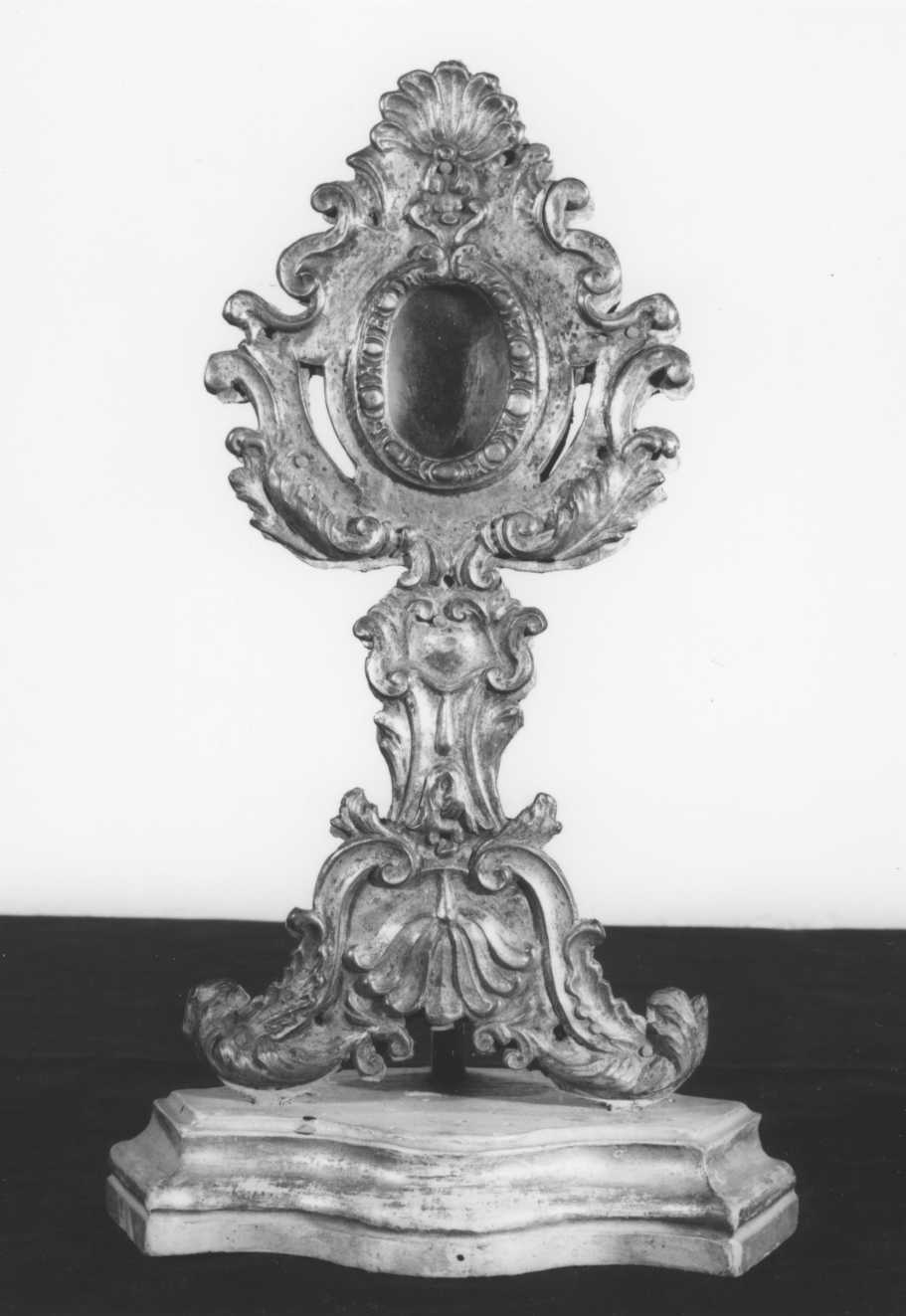 reliquiario - a ostensorio - bottega romagnola (sec. XVIII)