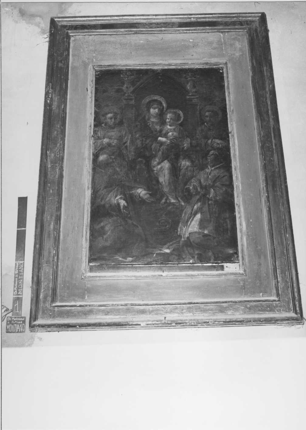 Madonna con Bambino e Santi (pala d'altare) - ambito romagnolo (secc. XVII/ XVIII)