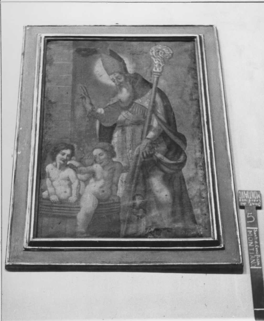 Santo vescovo (dipinto) - ambito romagnolo (sec. XVII)
