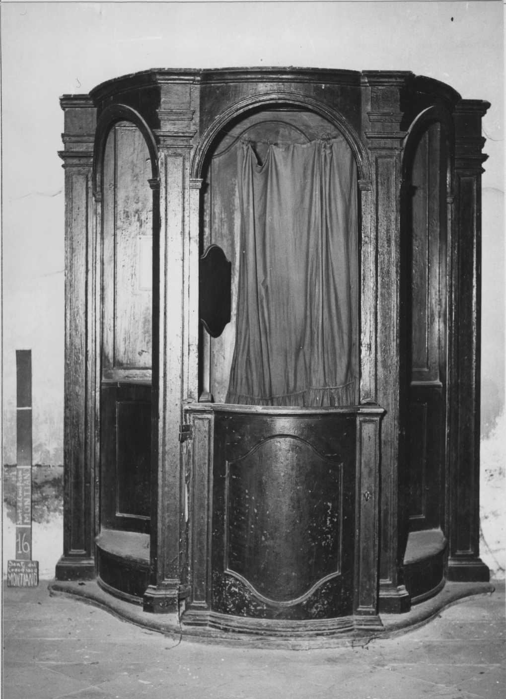 confessionale - bottega romagnola (secc. XVII/ XVIII)