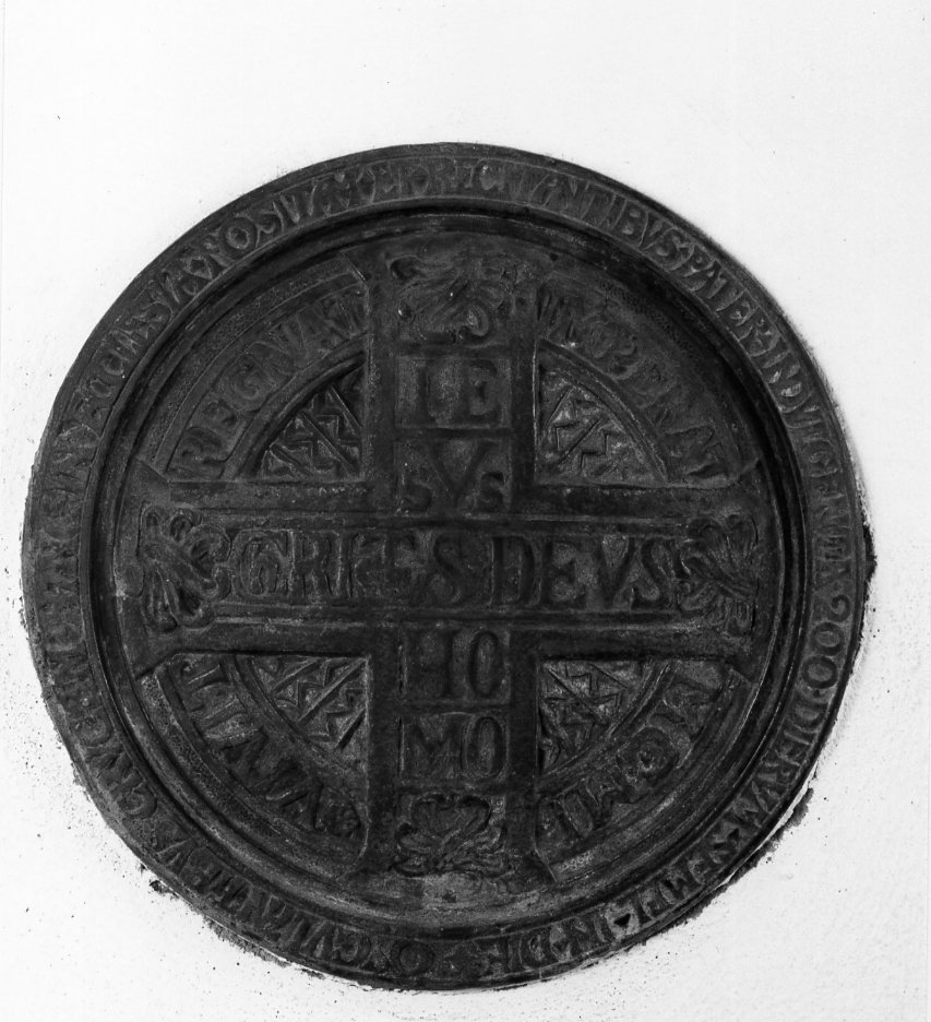 targa devozionale - manifattura italiana (sec. XX)