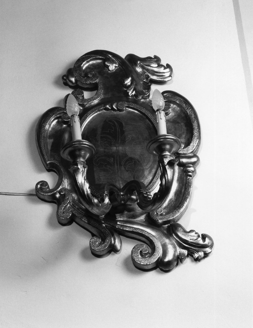 candeliere da parete - manifattura romagnola (prima metà sec. XX)