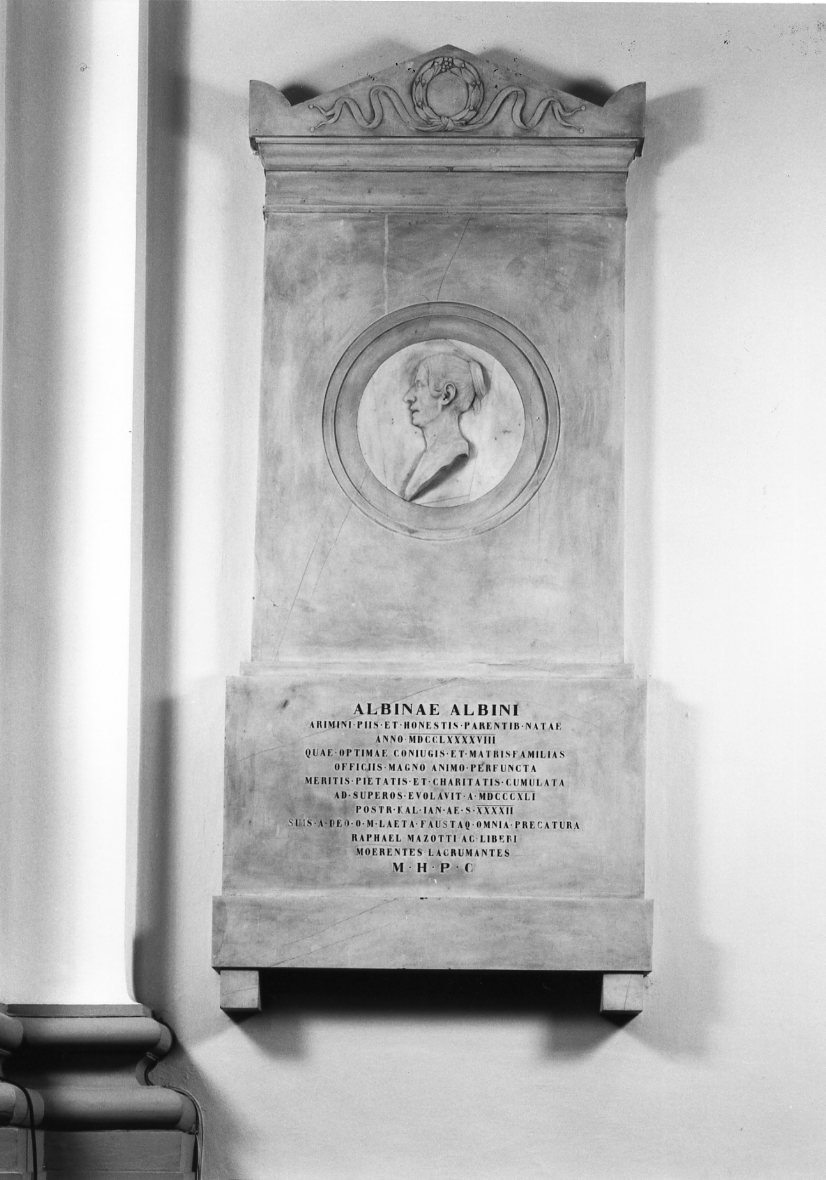 monumento - manifattura romagnola (sec. XIX)