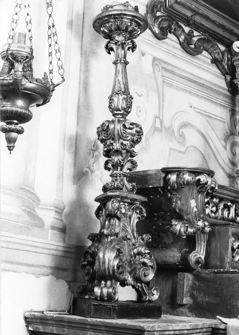 candelabro - manifattura romagnola (primo quarto sec. XVIII)