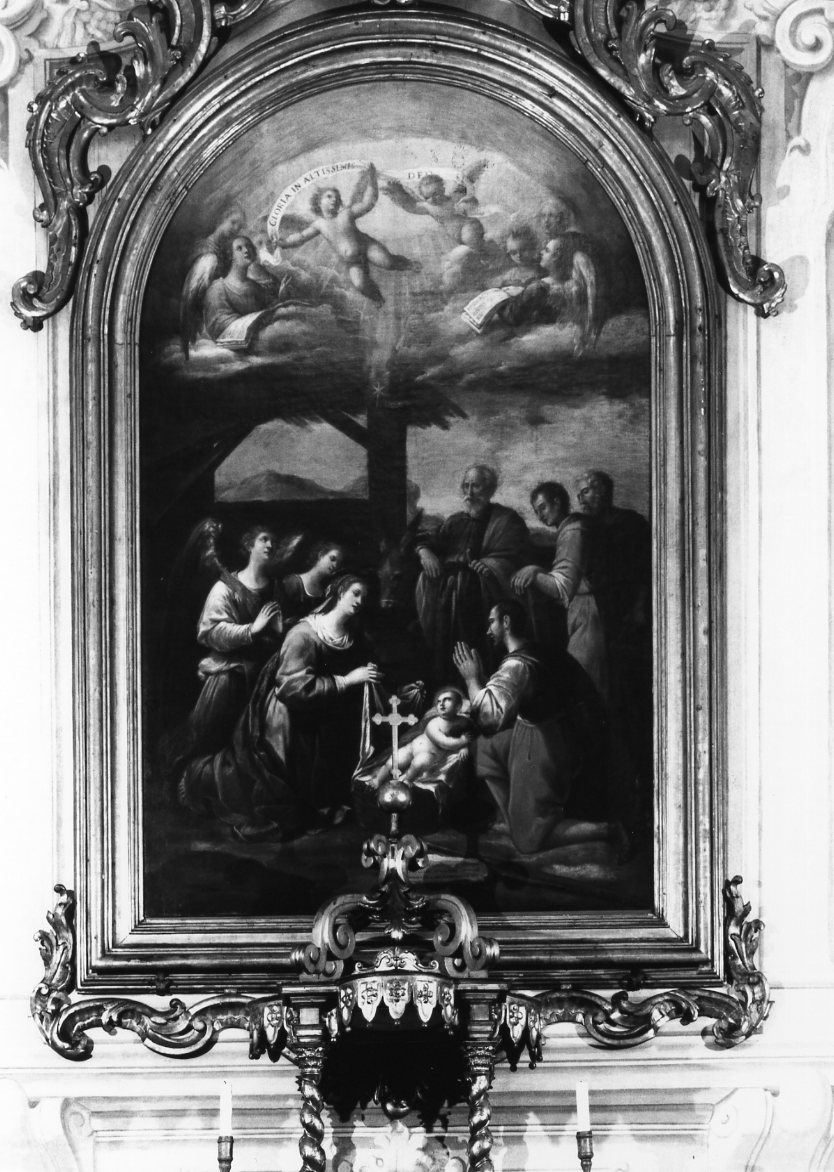 adorazione dei pastori (dipinto) di Barbiani Giovanni Battista (sec. XVII)