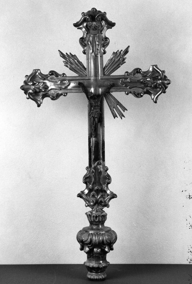 croce processionale - manifattura romagnola (sec. XVIII)
