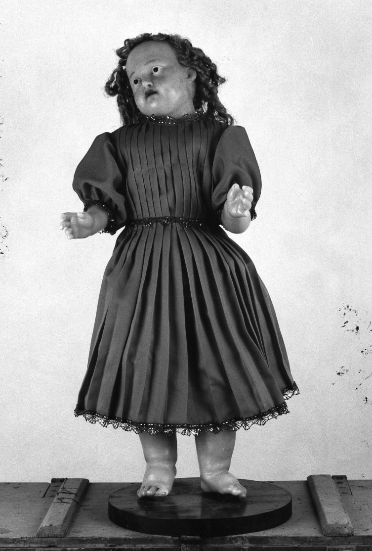 statuetta devozionale - manifattura romagnola (sec. XIX)