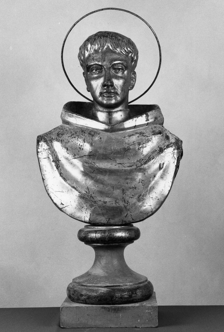 San Francesco d'Assisi (busto) - manifattura romagnola (seconda metà sec. XIX)