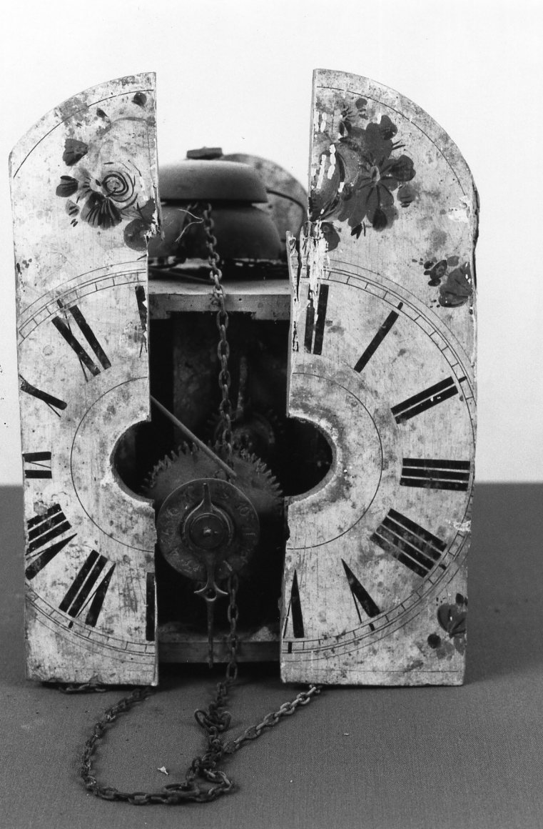 orologio, frammento - manifattura italiana (fine/inizio secc. XIX/ XX)