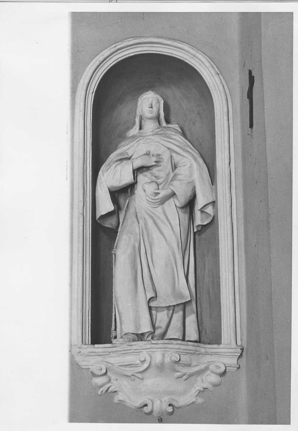 Santa (statua, pendant) - bottega romagnola (sec. XVIII)