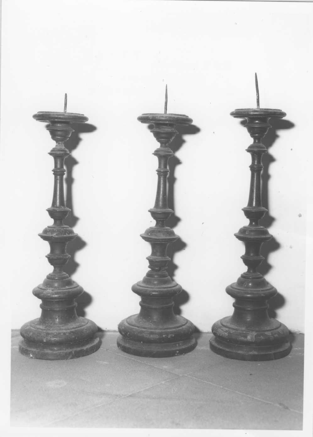 candeliere, serie - bottega romagnola (sec. XVIII)