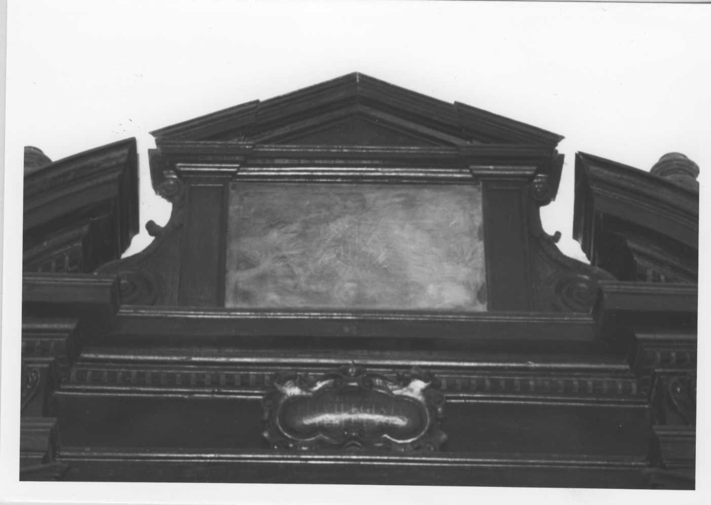 angeli con monogramma cristologico (dipinto) - ambito toscano (sec. XVII)