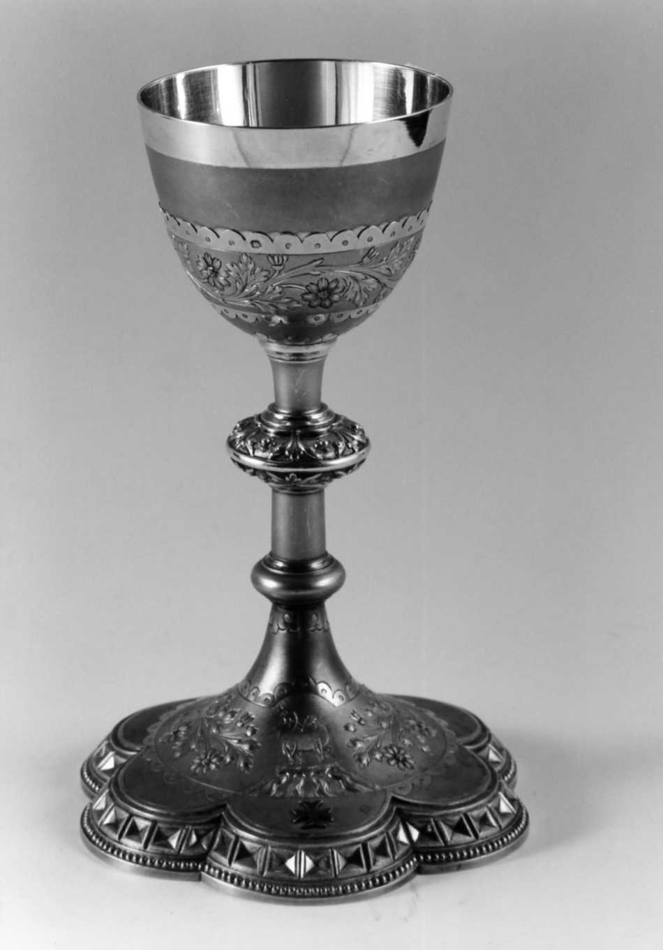 calice - bottega emiliano-romagnola (sec. XIX)