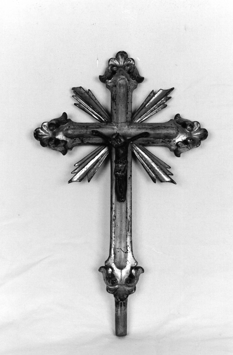 croce processionale - bottega romagnola (inizio sec. XIX)