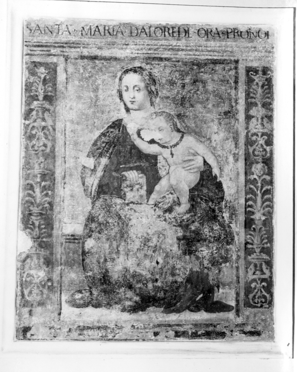 Madonna con Bambino (dipinto) - ambito tosco-romagnolo (sec. XVI)