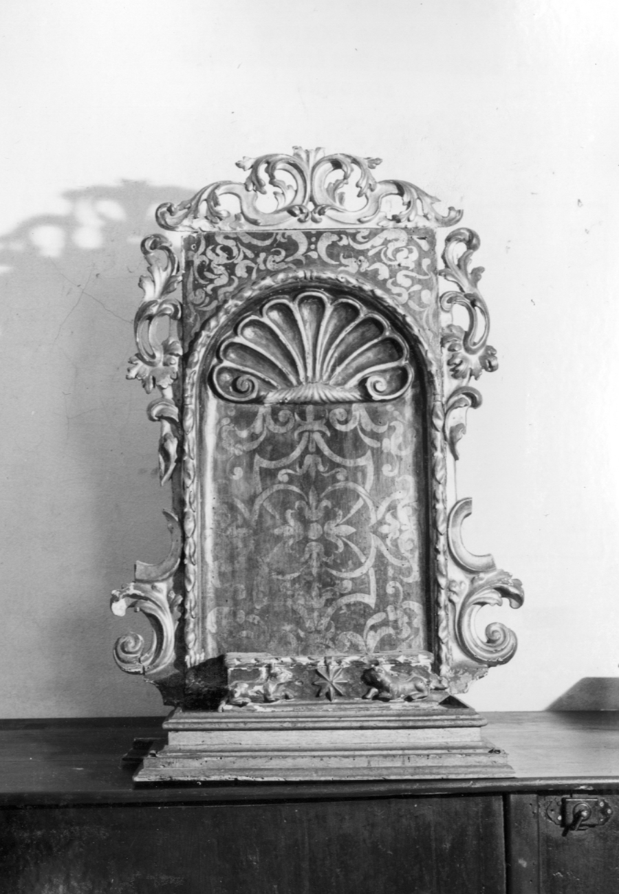 tronetto per esposizione eucaristica - produzione italiana (prima metà sec. XVII)