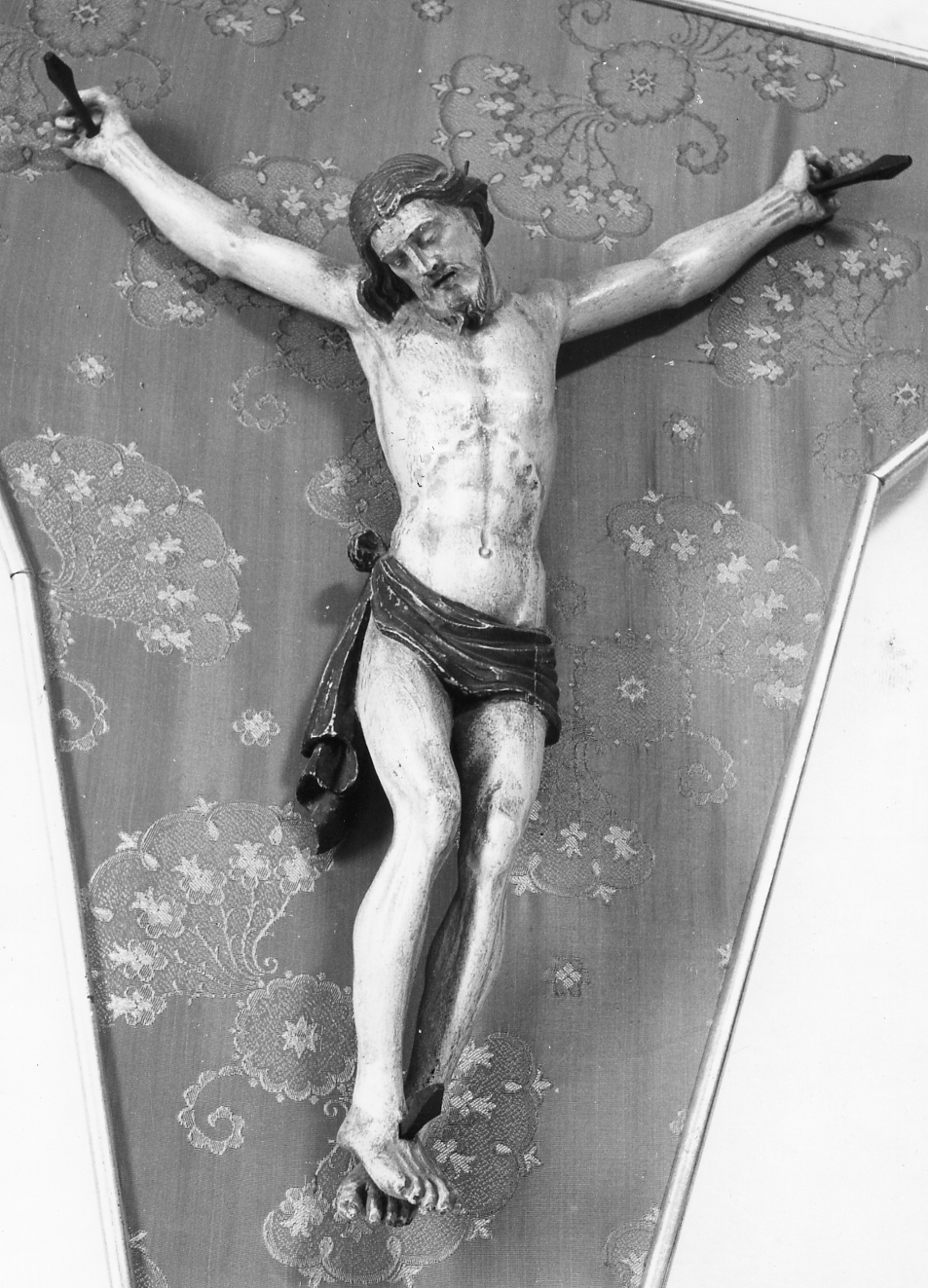 Cristo crocifisso (scultura) di Paganelli Giuseppe (attribuito) (inizio sec. XVIII)