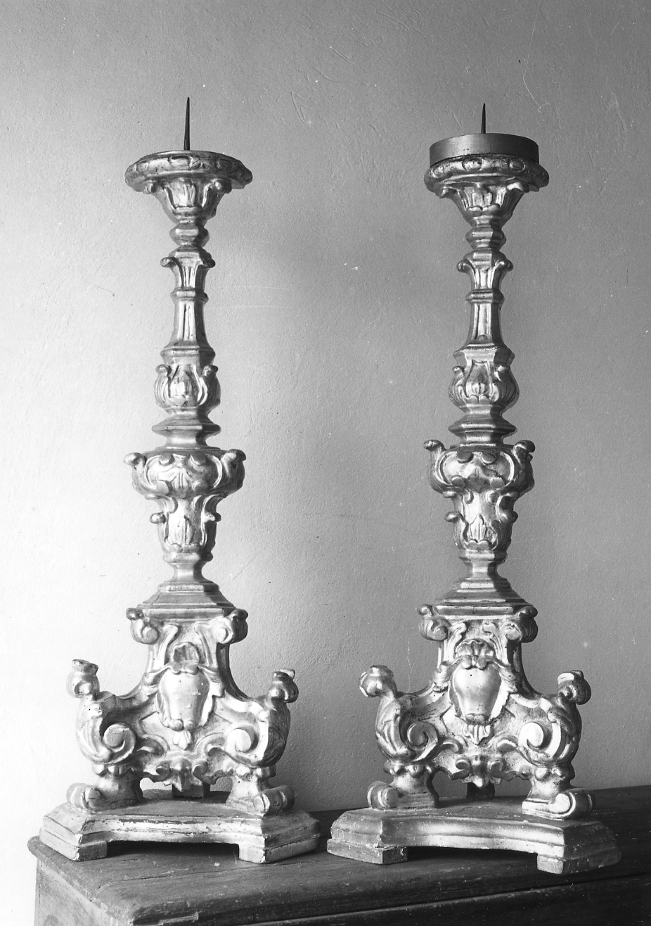 candeliere d'altare - produzione romagnola (sec. XVIII)