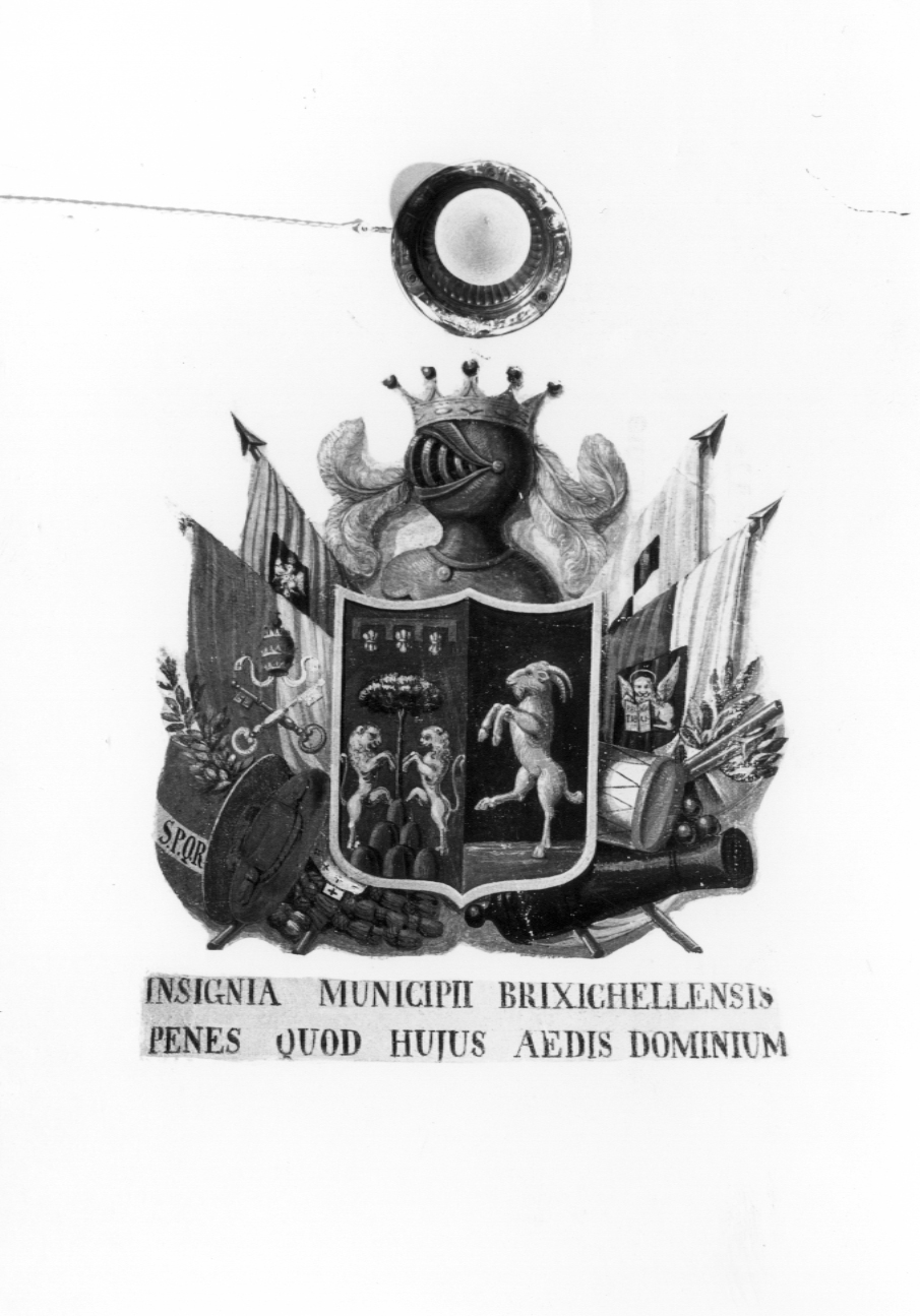 Stemma di Brisighella (dipinto) - ambito emiliano-romagnolo (sec. XIX)