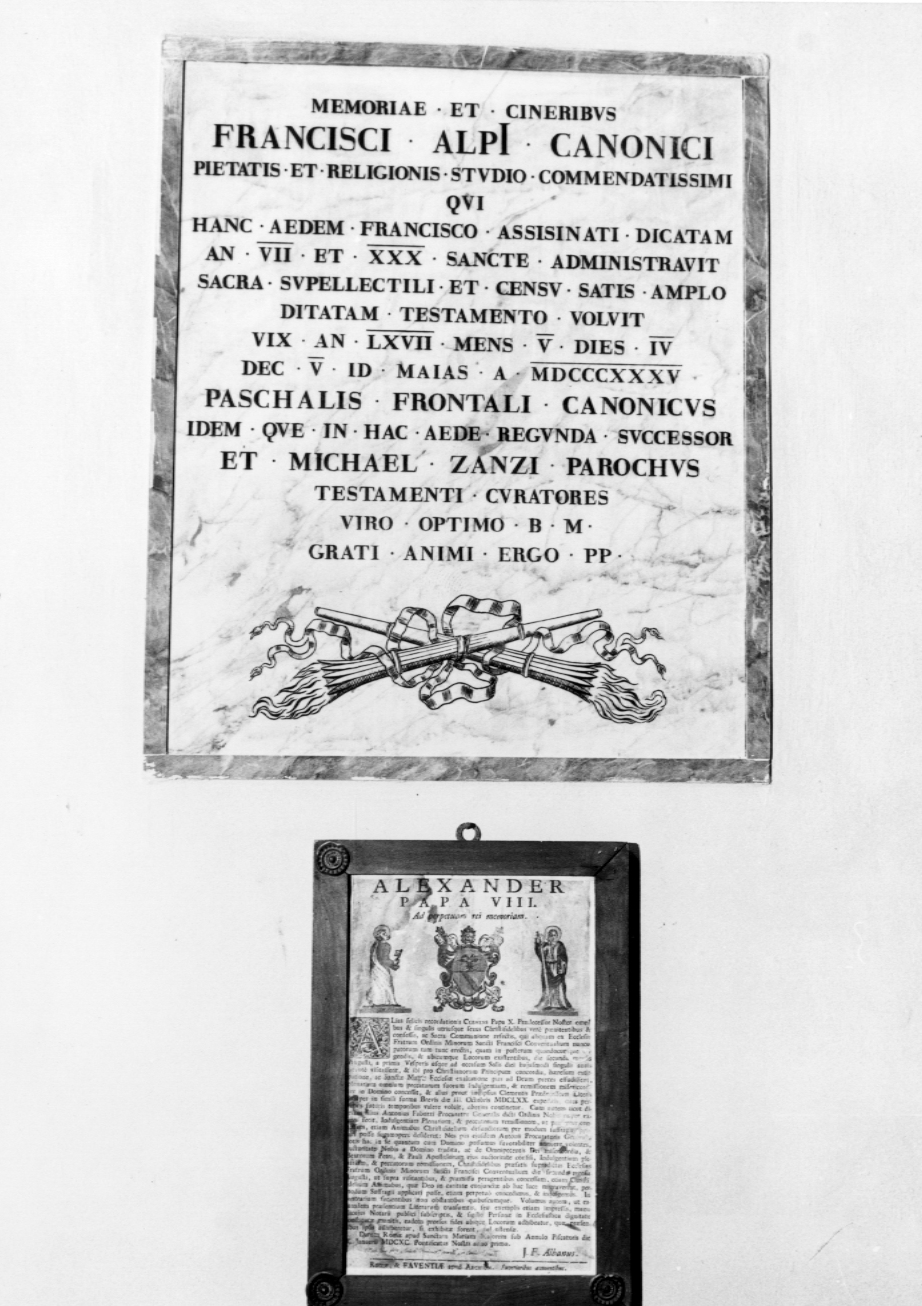 lapide - bottega emiliano-romagnola (sec. XIX)