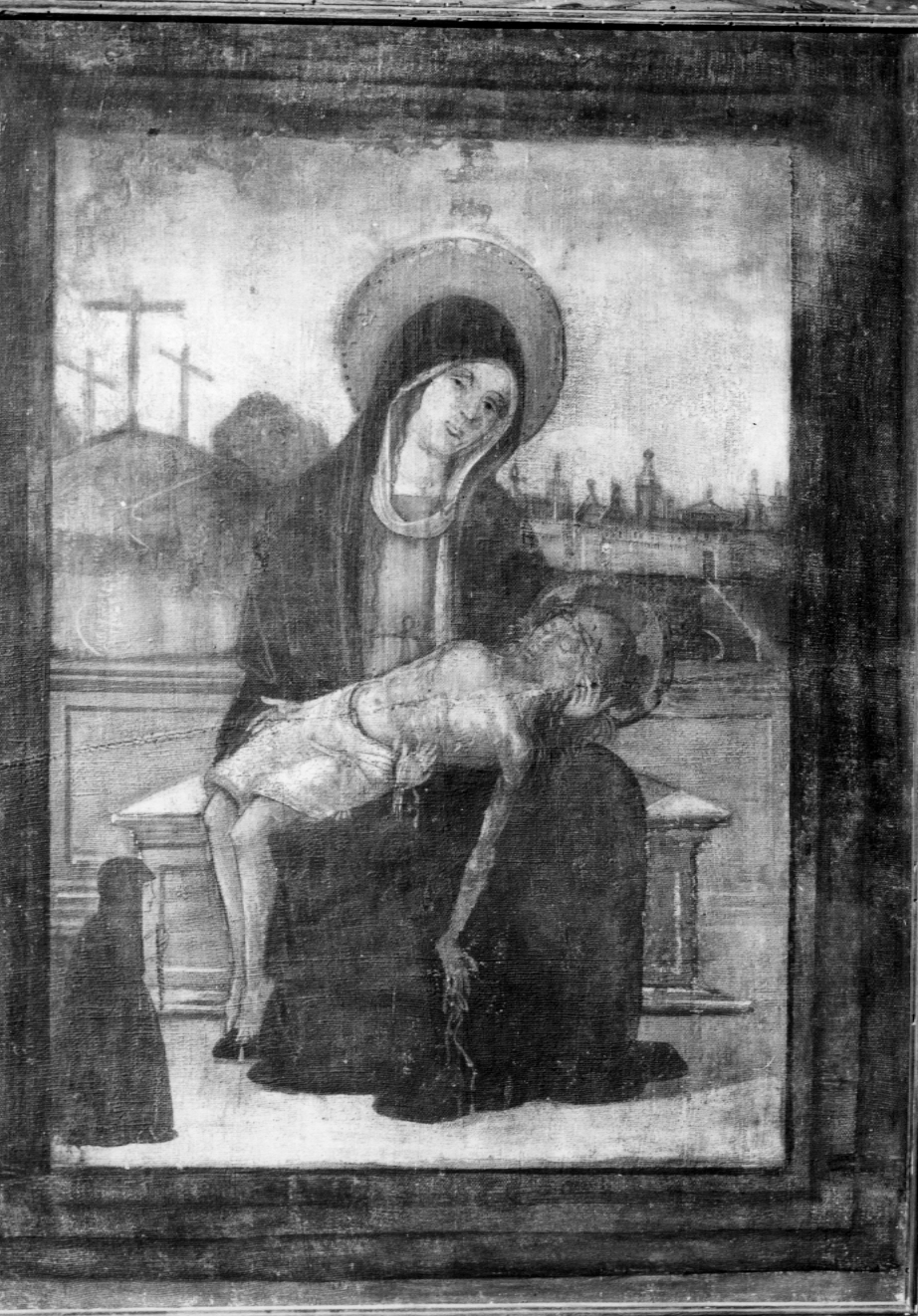 Cristo in pietà (dipinto) - ambito faentino (sec. XV)