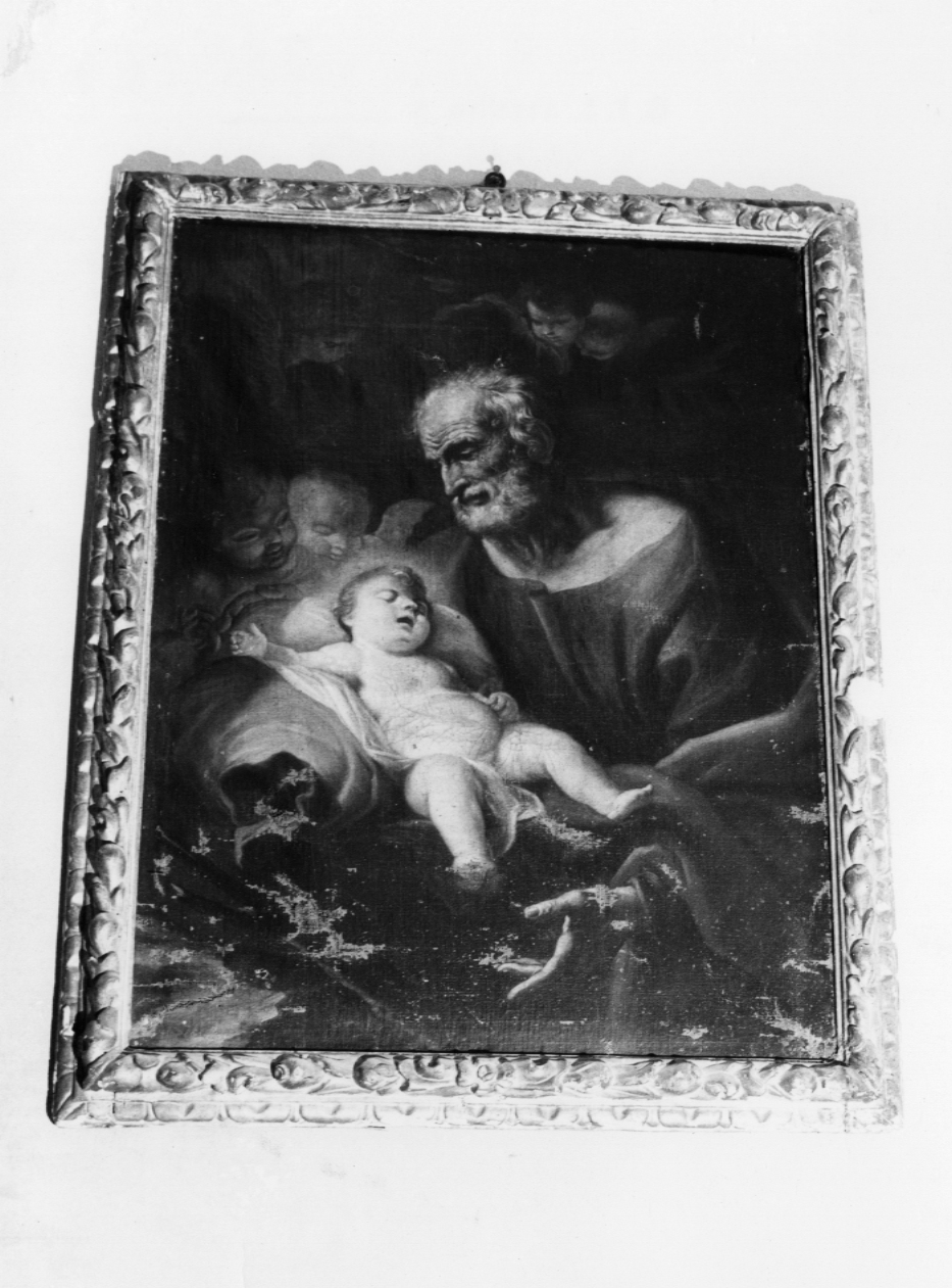 San Giuseppe col Bambino (dipinto) - ambito emiliano-romagnolo (sec. XVII)