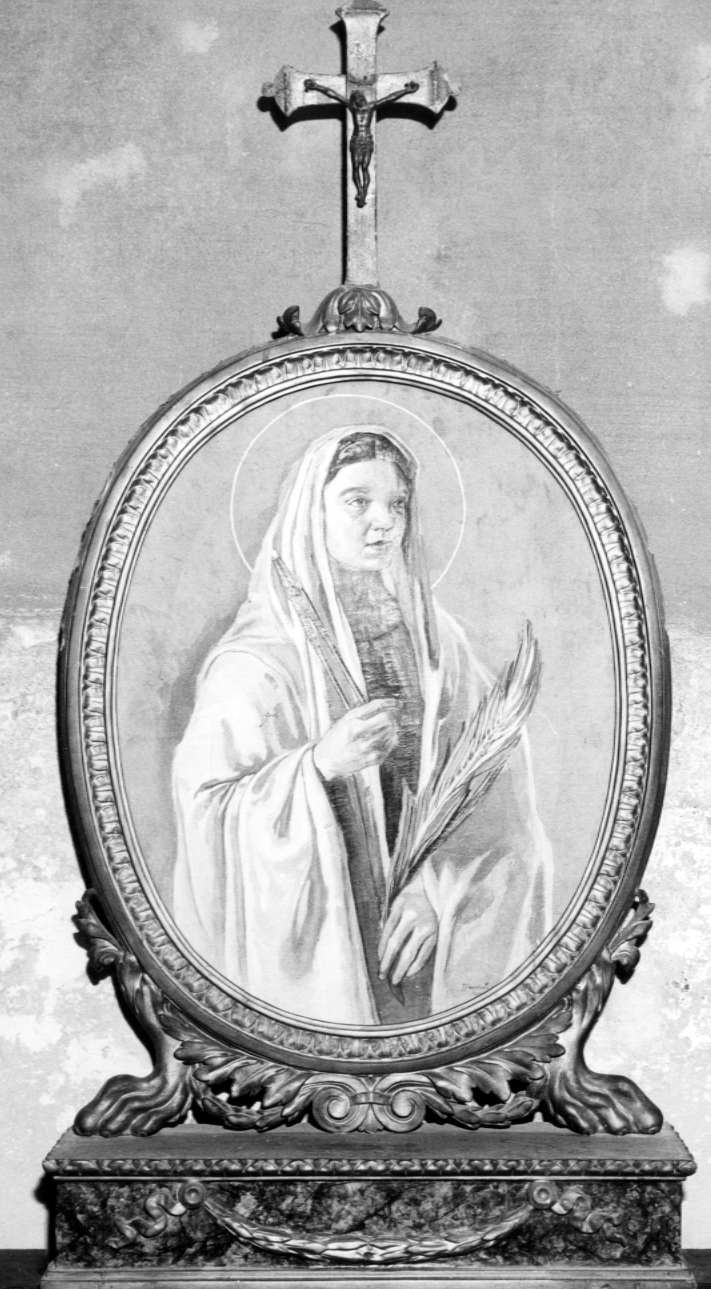 Sant'Apollonia (dipinto) di Carroli Ludovico (sec. XX)